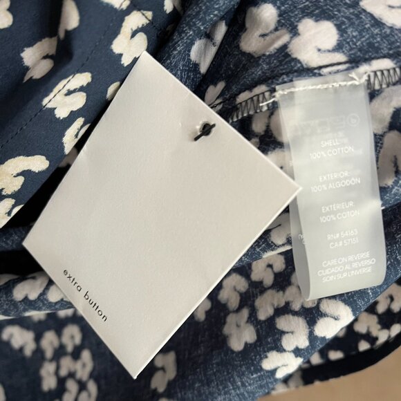 Calvin Klein Sleeveless Collared Button Down Tie Waist Dress w/ pockets Size 8 - Picture 5 of 11